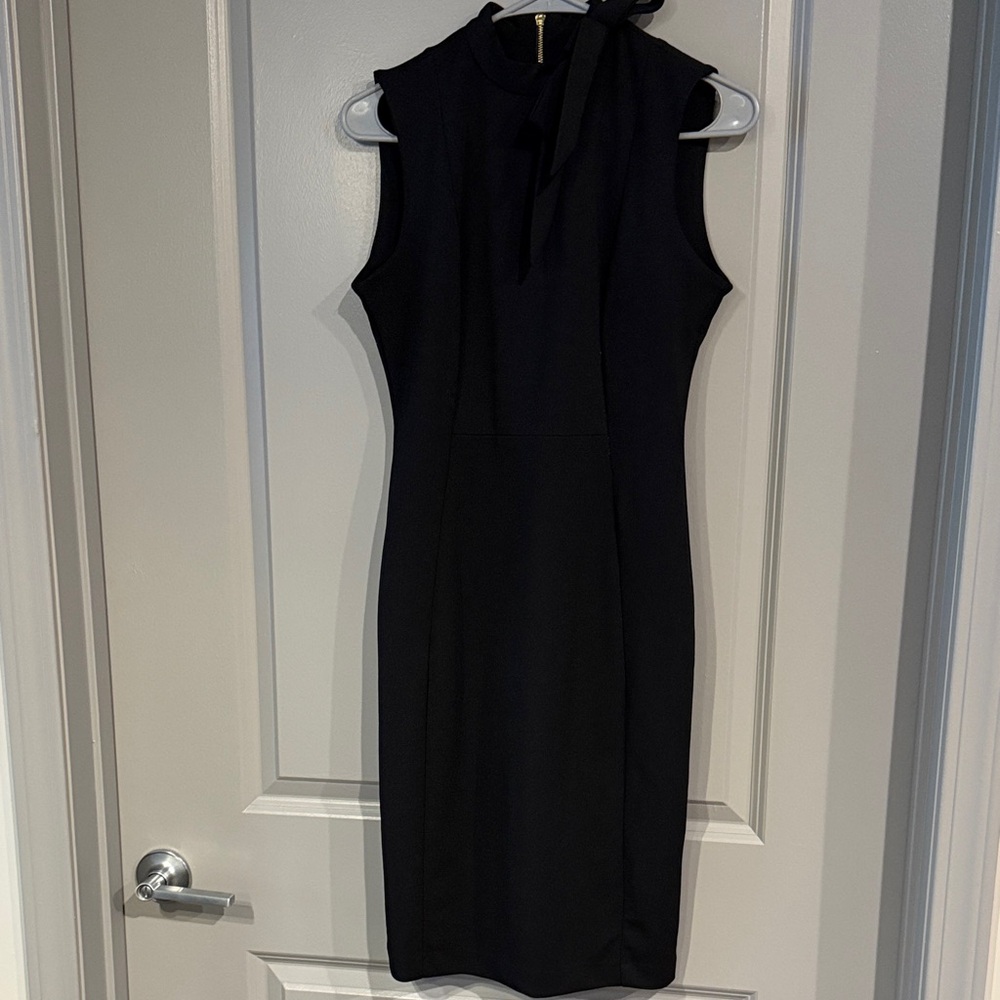 Calvin Klein Black Midi Dress